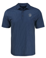 Penn State Nittany Lions College Vault Cutter & Buck Pike Eco Shadow Check Print Recycled Mens Big & Tall Polo NVBU_MANN_HG 