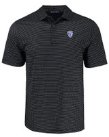 PAC-12 Conference Cutter & Buck Pike Eco Shadow Check Print Recycled Mens Big & Tall Polo BL_MANN_HG 