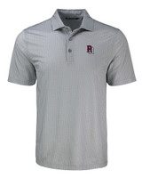 Round Rock Express Cutter & Buck Pike Eco Shadow Check Print Recycled Mens Big & Tall Polo POL_MANN_HG 1