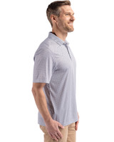 Florida State Seminoles Cutter & Buck Pike Eco Diamond Dot Print Recycled Mens Big & Tall Polo Black Side