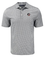 Florida State Seminoles Cutter & Buck Pike Eco Diamond Dot Print Recycled Mens Big & Tall Polo BL_MANN_HG 