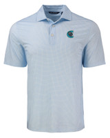 Charlotte Knights Cutter & Buck Pike Eco Diamond Dot Print Recycled Mens Big & Tall Polo ALS_MANN_HG 1