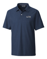 Seattle Seahawks Cutter & Buck Big & Tall Breakthrough Polo Liberty Navy Mannequin