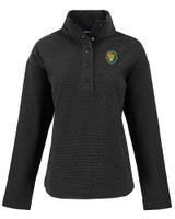 Southeastern Louisiana Lions Cutter & Buck Hunts Point Eco Textured Fleece Recycled Womens Snap Pullover BL_MANN_HG 