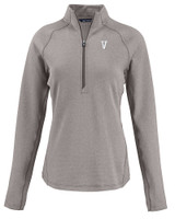 Villanova Wildcats College Vault Cutter & Buck Peshastin Fleece Recycled Womens Half Zip Pullover EGH_MANN_HG 
