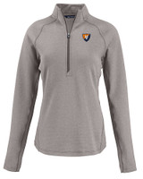 Illinois Fighting Illini College Vault Cutter & Buck Peshastin Fleece Recycled Womens Half Zip Pullover EGH_MANN_HG 