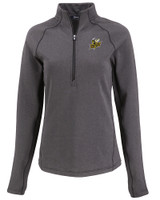 Baldwin Wallace Yellow Jackets Cutter & Buck Peshastin Fleece Recycled Womens Half Zip Pullover BLH_MANN_HG 