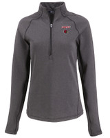 Louisville Cardinals Cutter & Buck Peshastin Fleece Recycled Womens Half Zip Pullover BLH_MANN_HG 