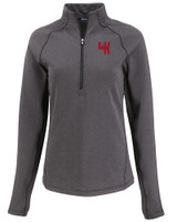 Western Kentucky Hilltoppers College Vault Cutter & Buck Peshastin Fleece Recycled Womens Half Zip Pullover BLH_MANN_HG 