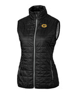 Grambling Tigers Cutter & Buck Rainier PrimaLoft® Womens Eco Insulated Full Zip Puffer Vest BL_MANN_HG 