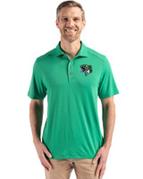 Gwinnett Stripers Cutter & Buck Forge Eco Stretch Recycled Mens Polo Kelly Green Front