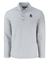 Round Rock Express Cutter & Buck Hunts Point Eco Textured Fleece Recycled Mens Snap Pullover POL_MANN_HG 1