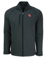 Houston Cougars Cutter & Buck Peshastin Fleece Recycled Mens Full Zip Jacket BLH_MANN_HG 