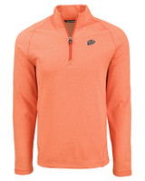 Texas El Paso Miners Cutter & Buck Peshastin Fleece Recycled Mens Half Zip Pullover CGH_MANN_HG 