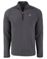 Oklahoma State Cowboys Wrestling Pete Cutter & Buck Peshastin Fleece Recycled Mens Half Zip Pullover BLH_MANN_HG 