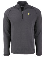 Cal Poly Mustangs Cutter & Buck Peshastin Fleece Recycled Mens Half Zip Pullover BLH_MANN_HG 