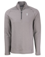 Villanova Wildcats College Vault Cutter & Buck Peshastin Fleece Recycled Mens Half Zip Pullover EGH_MANN_HG 