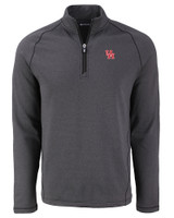 Houston Cougars Cutter & Buck Peshastin Fleece Recycled Mens Half Zip Pullover BLH_MANN_HG 