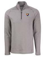 Illinois Fighting Illini College Vault Cutter & Buck Peshastin Fleece Recycled Mens Half Zip Pullover EGH_MANN_HG 