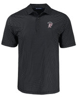 Mississippi State Bulldogs Vintage Cutter & Buck Pike Eco Shadow Check Print Recycled Mens Polo BL_MANN_HG 