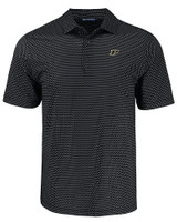 Purdue Boilermakers Cutter & Buck Pike Eco Shadow Check Print Recycled Mens Polo BL_MANN_HG 