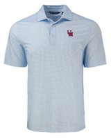 Ole Miss Rebels College Vault Cutter & Buck Pike Eco Diamond Dot Print Recycled Mens Polo ALS_MANN_HG 