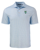 Tulane Green Wave College Vault Cutter & Buck Pike Eco Diamond Dot Print Recycled Mens Polo ALS_MANN_HG 