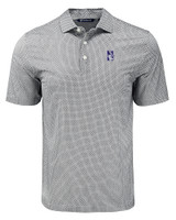 Northwestern Wildcats Cutter & Buck Pike Eco Diamond Dot Print Recycled Mens Polo BL_MANN_HG 
