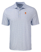 Clemson Tigers Alumni Cutter & Buck Pike Eco Diamond Dot Print Recycled Mens Polo HYC_MANN_HG 