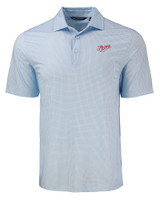 Dayton Flyers College Vault Cutter & Buck Pike Eco Diamond Dot Print Recycled Mens Polo ALS_MANN_HG 