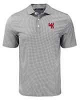 Western Kentucky Hilltoppers College Vault Cutter & Buck Pike Eco Diamond Dot Print Recycled Mens Polo BL_MANN_HG 