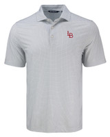 Louisville Bats Cutter & Buck Pike Eco Diamond Dot Print Recycled Mens Polo POL_MANN_HG 1