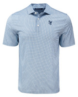 Scranton/Wilkes-Barre RailRiders Cutter & Buck Pike Eco Diamond Dot Print Recycled Mens Polo NVBU_MANN_HG 1
