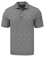 Mississippi State Bulldogs Vintage Cutter & Buck Pike Eco Flora Print Recycled Mens Polo BL_MANN_HG 