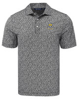 Fort Valley State Wildcats Cutter & Buck Pike Eco Flora Print Recycled Mens Polo BL_MANN_HG 