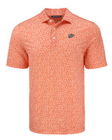 Texas El Paso Miners Cutter & Buck Pike Eco Flora Print Recycled Mens Polo CLO_MANN_HG 