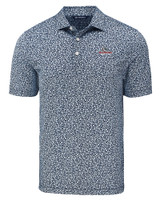 Gonzaga Bulldogs Cutter & Buck Pike Eco Flora Print Recycled Mens Polo NVBU_MANN_HG 
