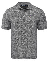 Marshall Thundering Herd Cutter & Buck Pike Eco Flora Print Recycled Mens Polo BL_MANN_HG 
