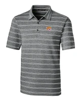 Bethune-Cookman Wildcats Cutter & Buck Forge Epic Confidence Recycled Heathered Stripe Stretch Mens Polo Black Mannequin