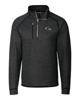 UTSA Roadrunners Cutter & Buck Mainsail Sweater-Knit Mens Big and Tall Half Zip Pullover Jacket CCH_MANN_HG 