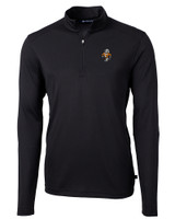 Tennessee Volunteers College Vault - Cutter & Buck Virtue Eco Pique Recycled Quarter Zip Mens Pullover BL_MANN_HG 