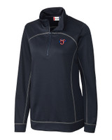 Jacksonville Jumbo Shrimp Clique Helsa Performance Knit Womens Half Zip
 Dark Navy Mannequin