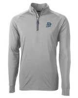 Gulf Shores High School Cutter & Buck Adapt Recycled Soft Knit Stretch  Mens Big & Tall Quarter Zip Pullover Polished Medium Gray Mannequin