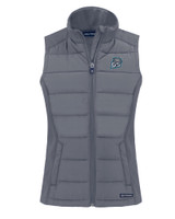 Gulf Shores High School Cutter & Buck Evoke Hybrid Eco Softshell Recycled Womens Full Zip Vest EG_MANN_HG 1