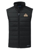 Riverdale High School Cutter & Buck Evoke Hybrid Eco Softshell Recycled Mens Full Zip Vest BL_MANN_HG 1