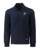 Gulf Shores High School Cutter & Buck Roam Recycled Buttery-Soft Knit Mens Big & Tall Full Zip Jacket Navy Blue Mannequin