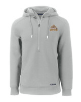 Riverdale High School Cutter & Buck Roam Recycled Buttery-Soft Knit Mens Half Zip Hooded Pullover Solitaire Mannequin