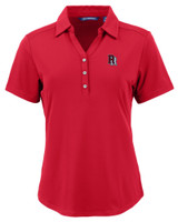 Round Rock Express Cutter & Buck Forge Eco Stretch Recycled Womens Short Sleeve Polo CDR_MANN_HG 1