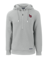 Louisville Bats Cutter & Buck Roam Eco Half Zip Recycled Mens Hooded Pullover SLI_MANN_HG 1