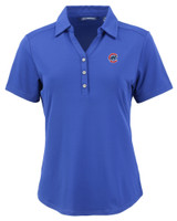 Chicago Cubs Cutter & Buck Forge Eco Stretch Recycled Womens Short Sleeve Polo TBL_MANN_HG 1